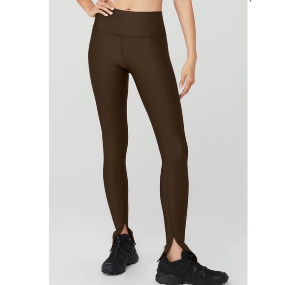 Alo Yoga Airlift High-Waist Elongated Legging Brown Size Extra Small - Picture 1 of 9